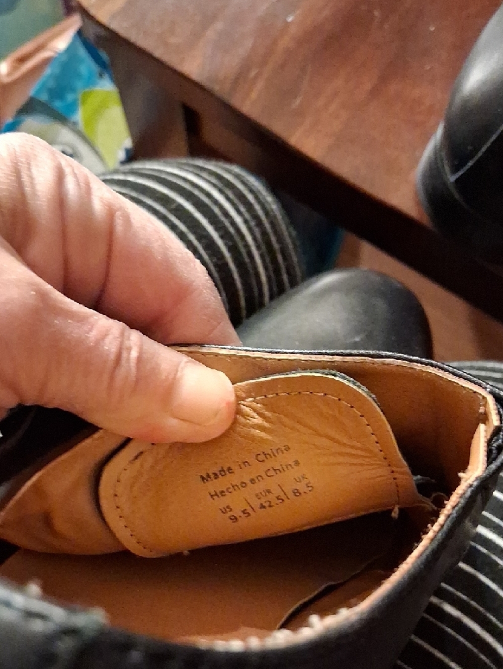 Aldo Men's Black Double Monk Strap Oxfords - Picture 2 of 8
